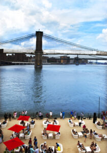 Utsikten til Brooklyn Bridge plasserer deg i hjertet av Manhattan.