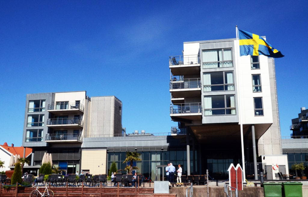 Strømstad Spa ligger fem minutters kjøring fra Strømstad og et steinkast fra vannet.