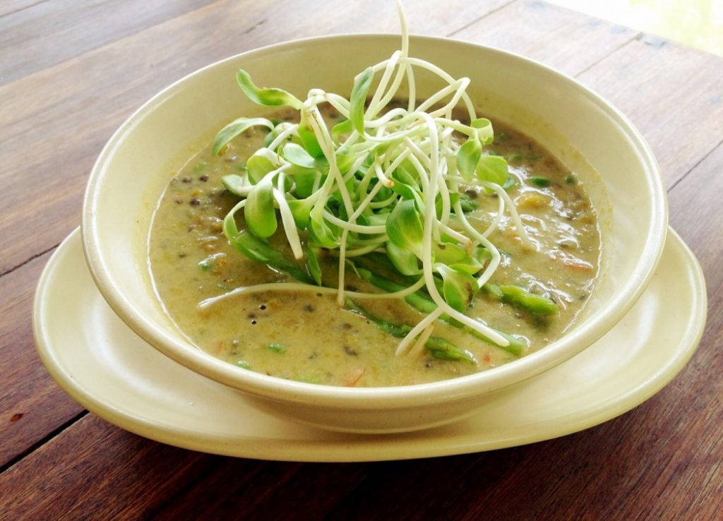 Mungbønnerisotto.