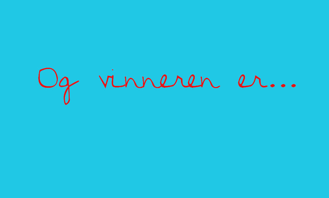 Konkurranse vinner plakat