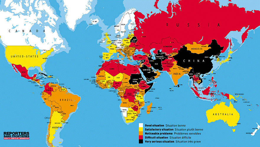 kart over hele verden 2016