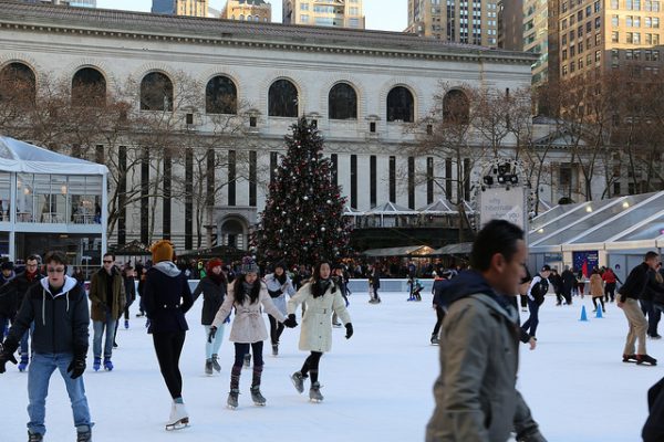Bryant Park New York USA skøyter Mack Male