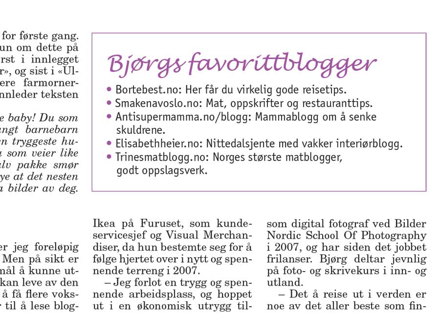 Varingen-Bjørgs-farvoritter