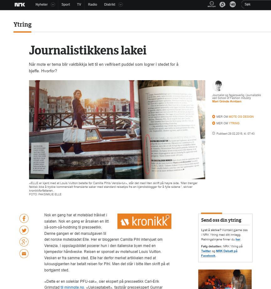 Bortebest.no NRK Mari Grinde Arntzen