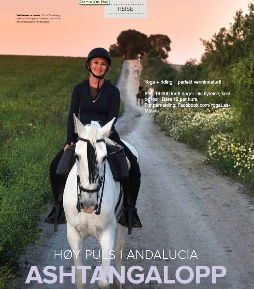 riding i Spania Spania. Yoga_las_mesas_09