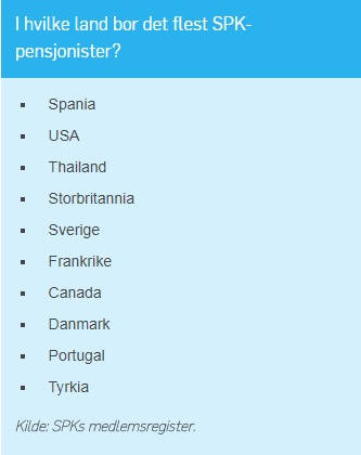 pensjonist utlandet
