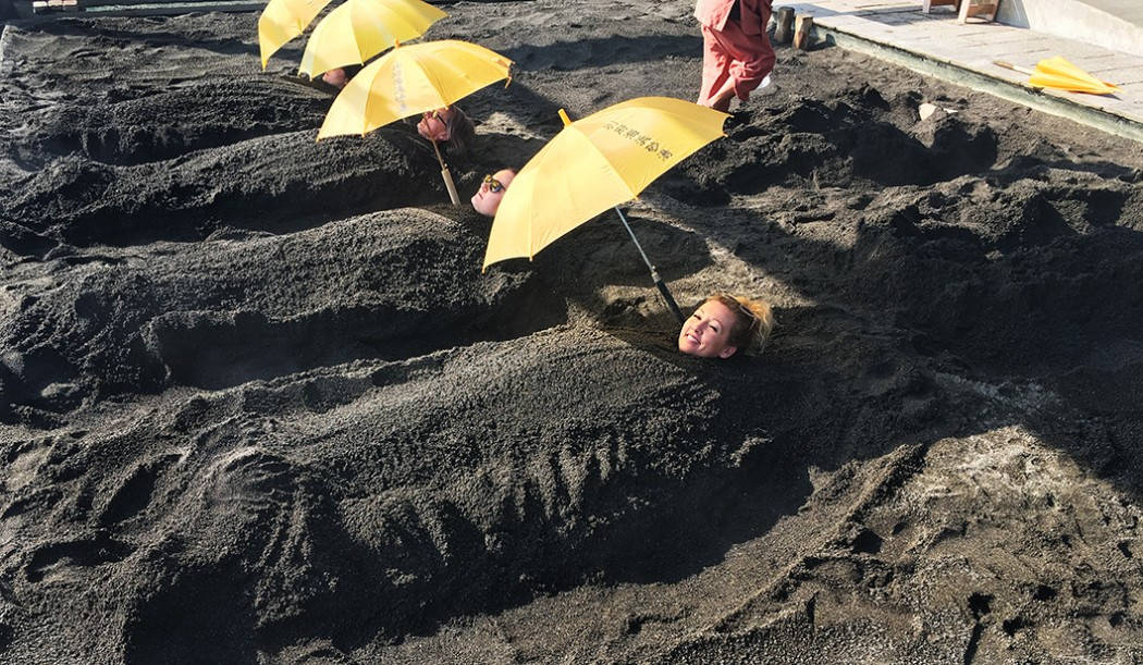 Japan sandbading Beppu