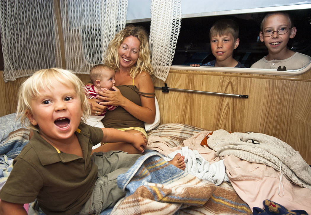 camping reise med barn