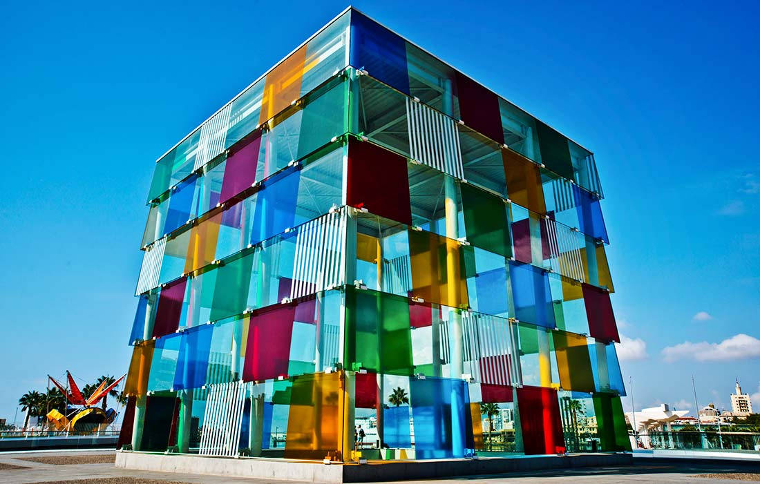 Malaga Pompidou museum