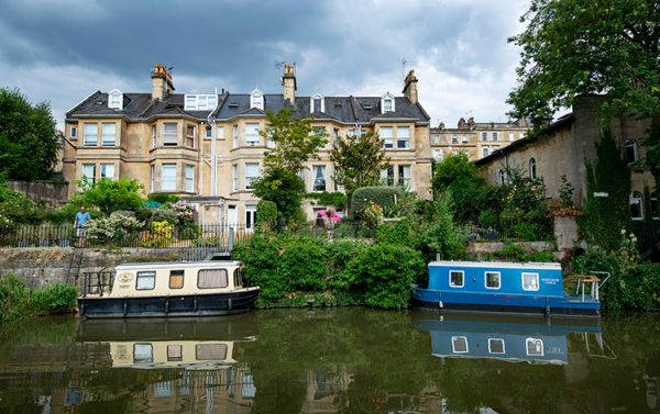 Bath England kanalbåt
