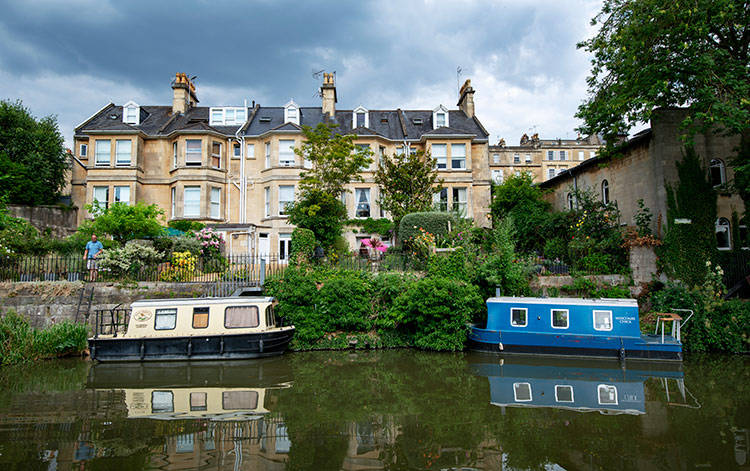 Bath England kanalbåt