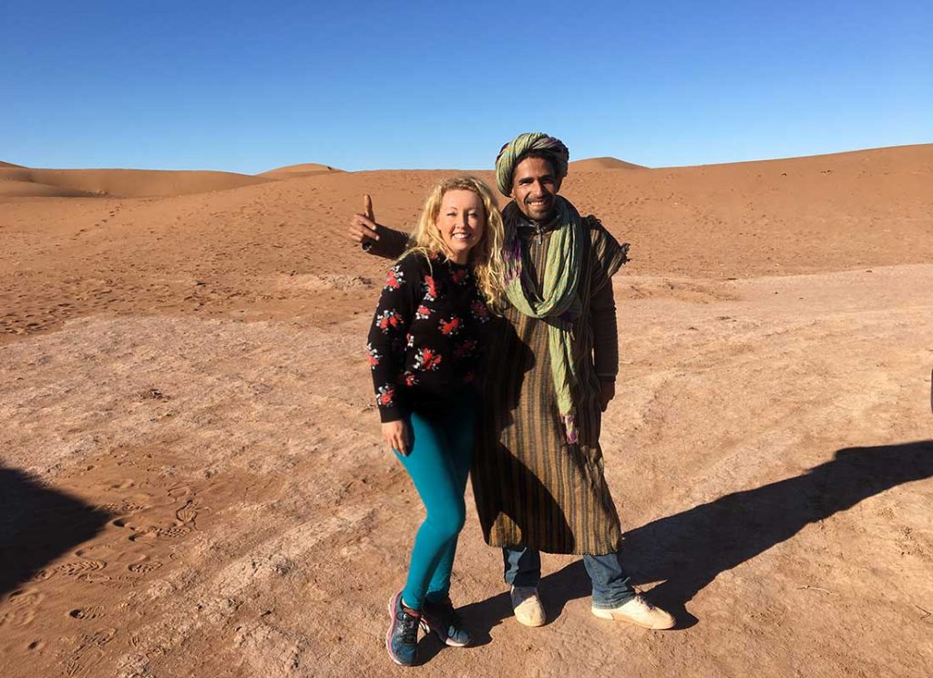 Vibeke Montero i Marokko