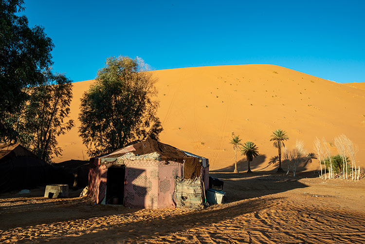 Sahara Marokko telt